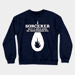 Funny Sorcerer Gamer D20 Dice Dungeon Dragons Gaming Gift Crewneck Sweatshirt